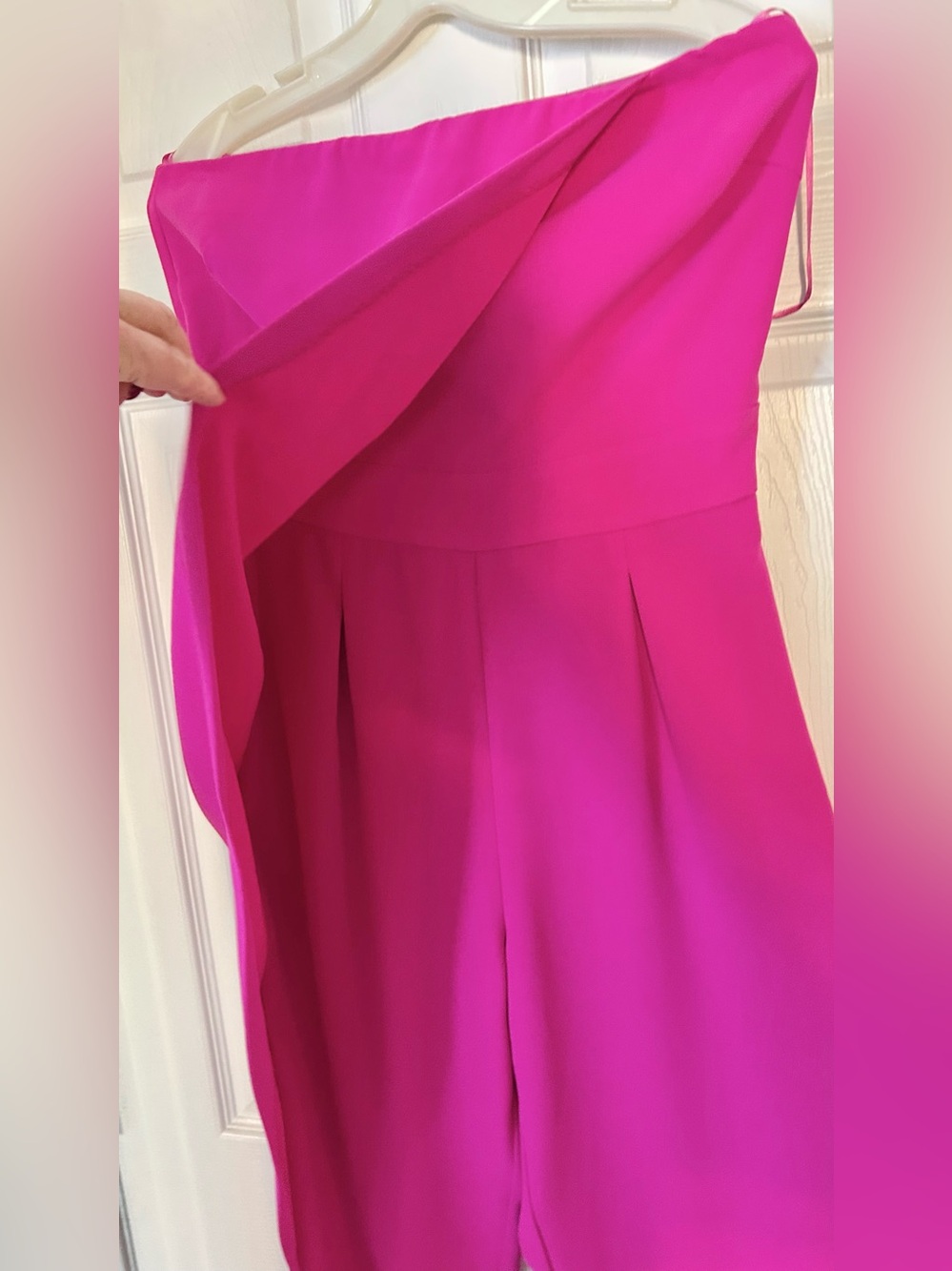 Alexia Admor Woman’s fuscia strapless jumpsuit size 8 - Picture 2 of 13